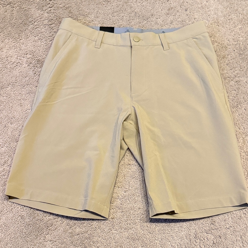 Adidas Men Khaki Golf Shorts